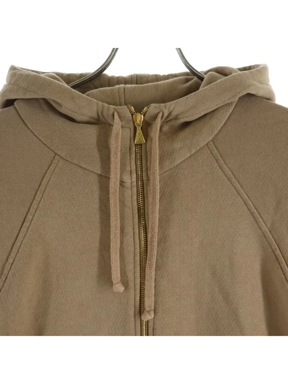 Gucci GG Sherry Line Web Stripe Half Zip Sweatshirt Pullover Hoodie Brown